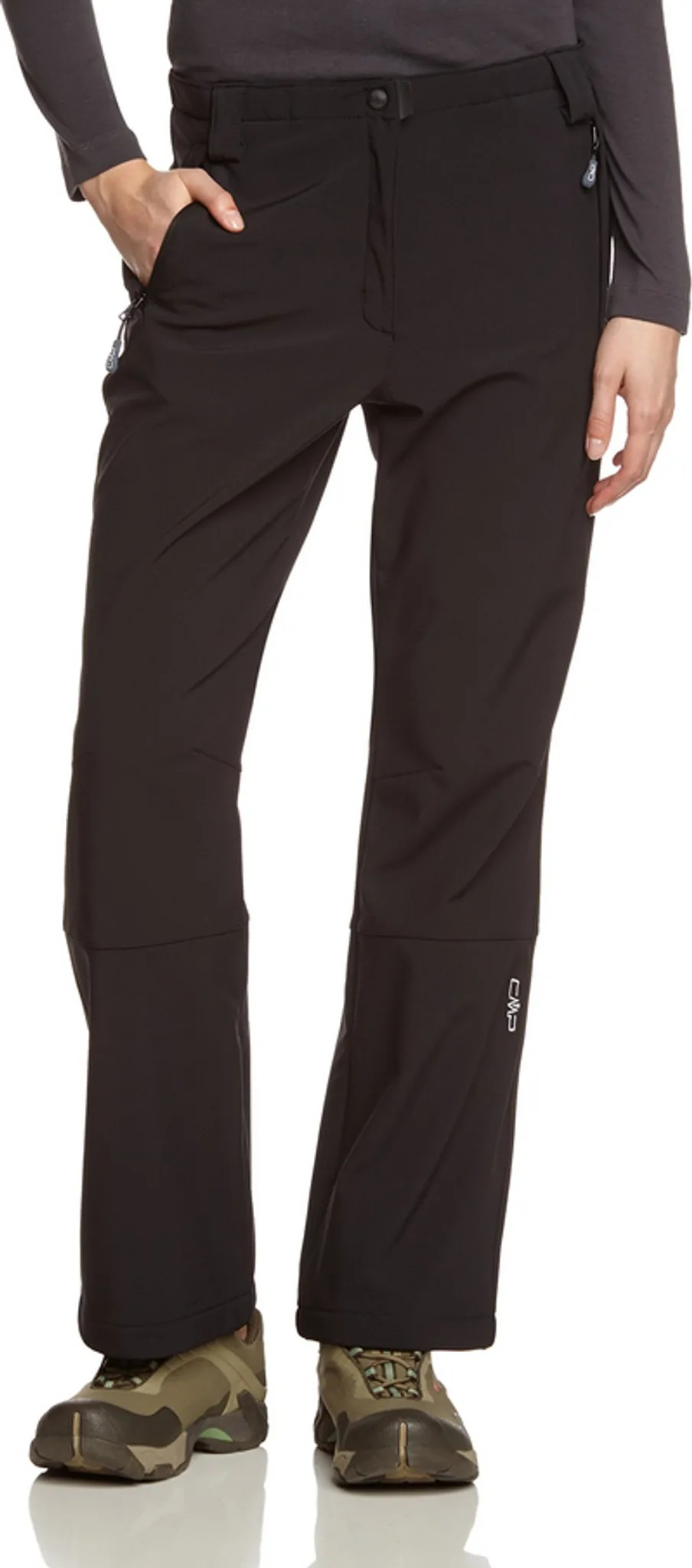 NOS WOMAN SOFTSHELL PANT,NERO NERO