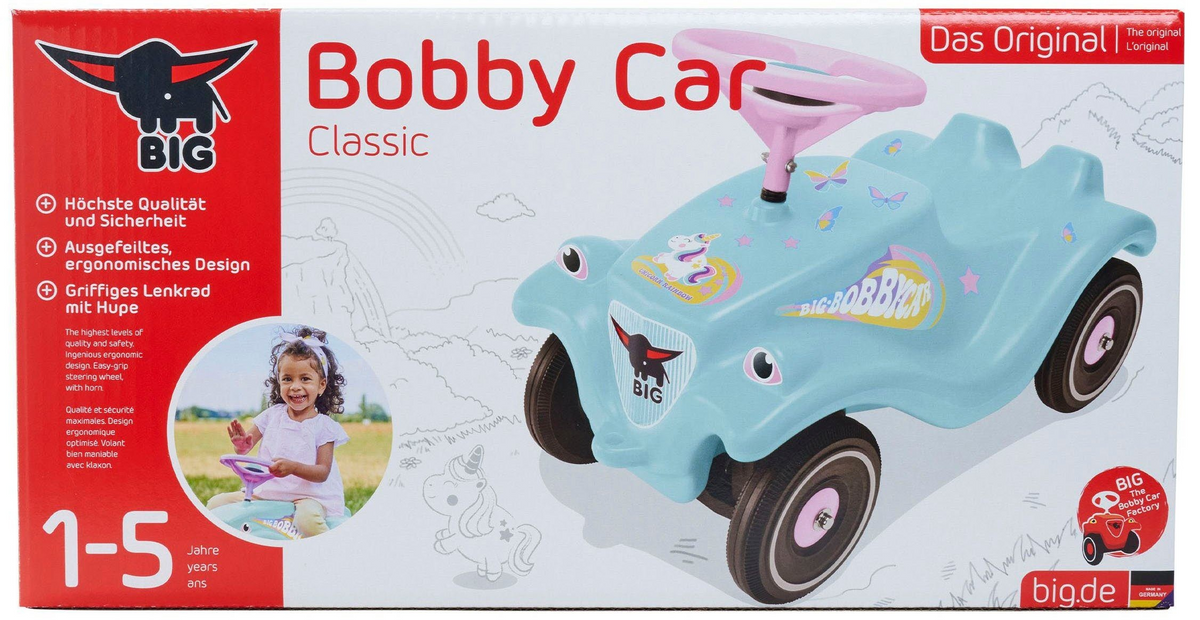 BIG Bobby Car Classic Einhorn