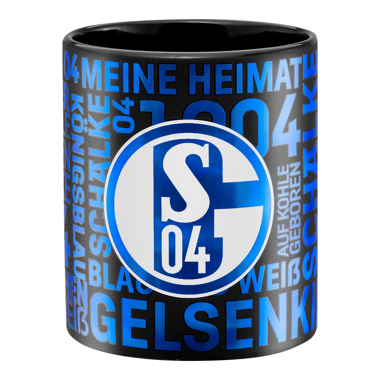 Kaffeebecher Metallic schwarz