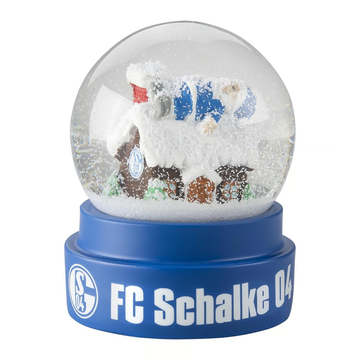 Schneekugel Holzhaus 6,5 cm