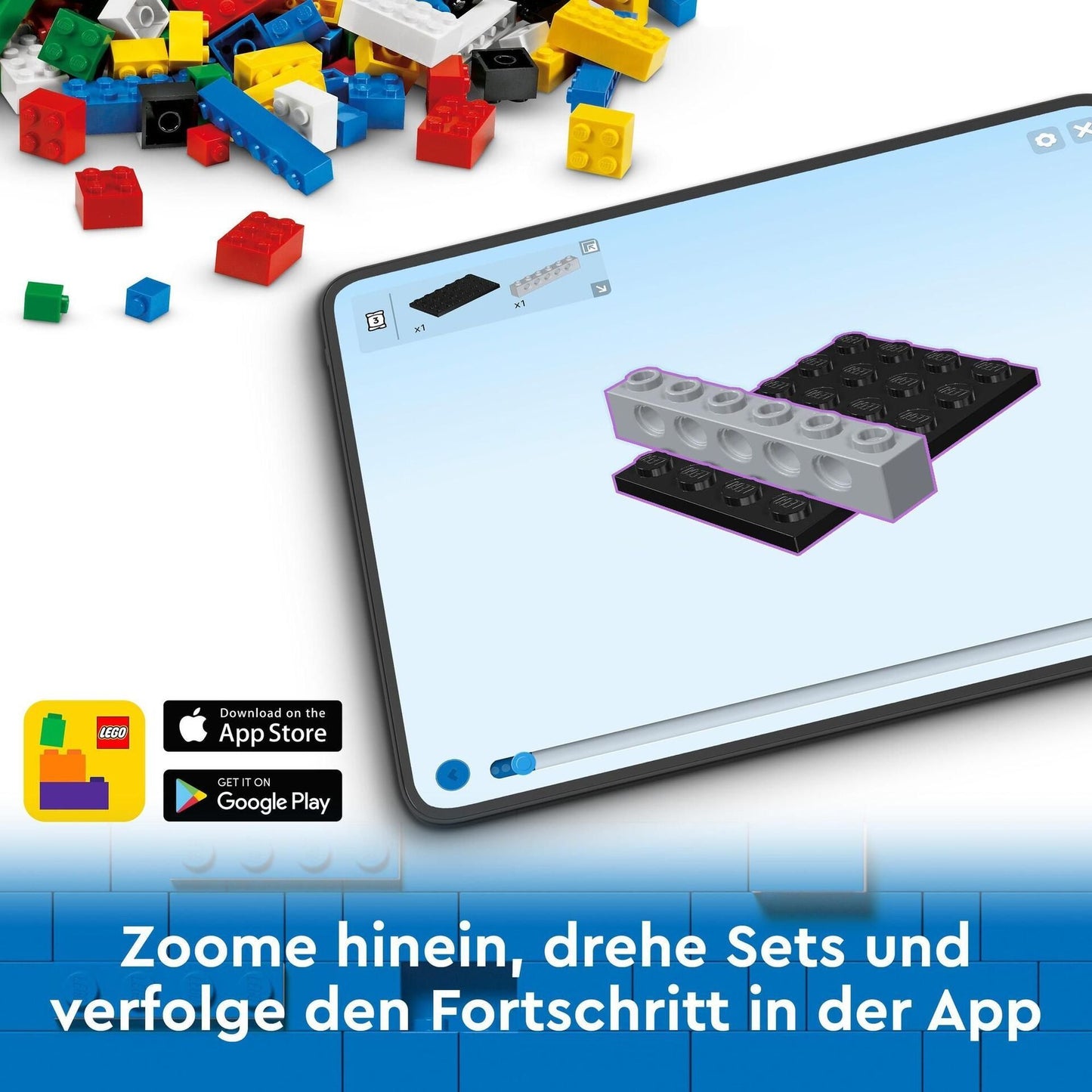 City Blauer Monstertruck