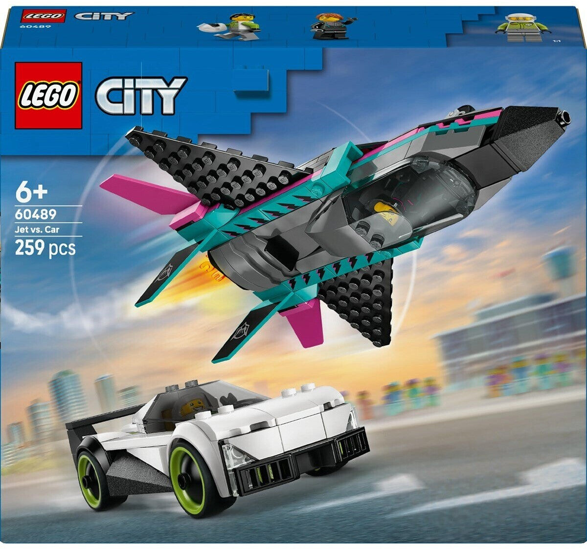 City Düsenfliefer vs. Rennauto