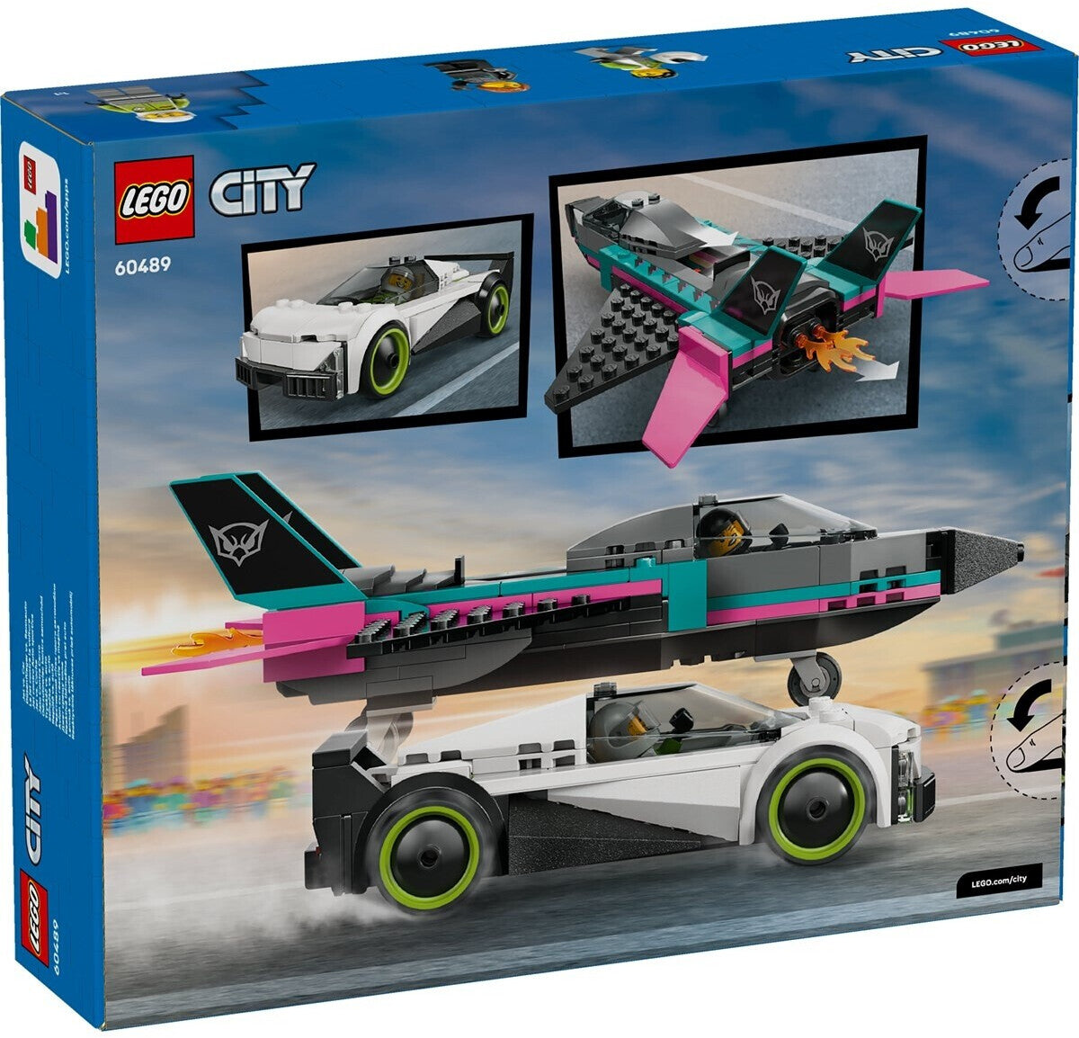City Düsenfliefer vs. Rennauto