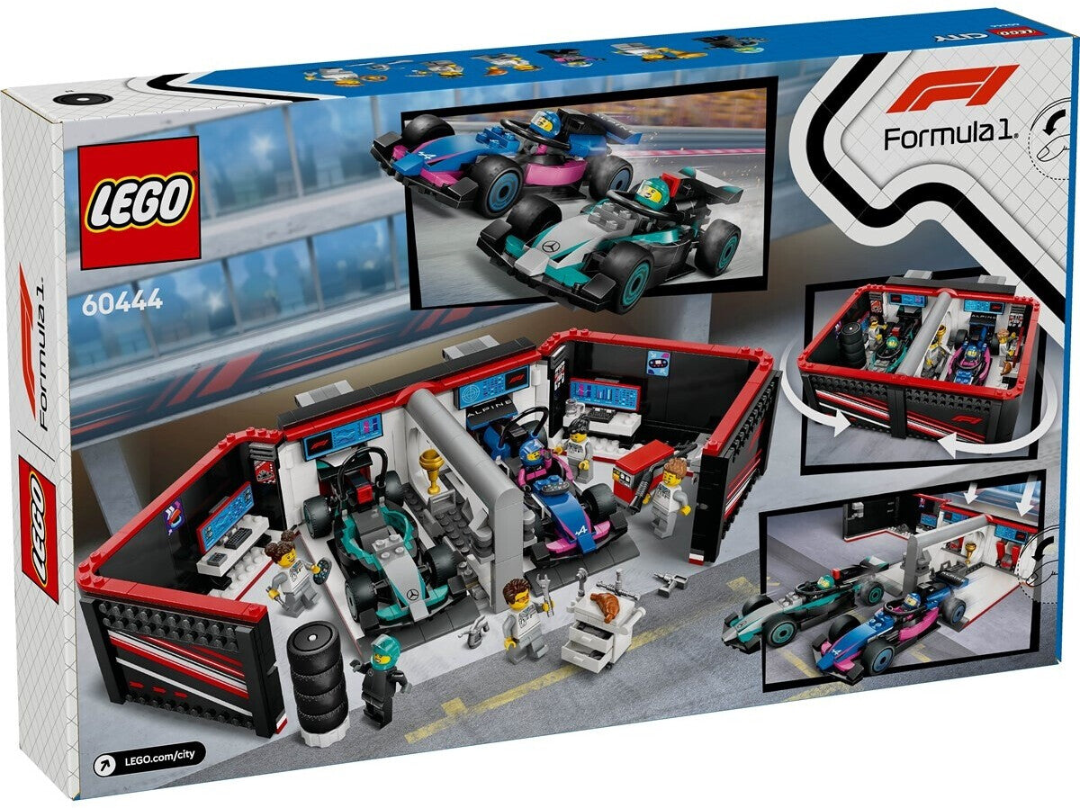 City F1 Garage mit Rennautos