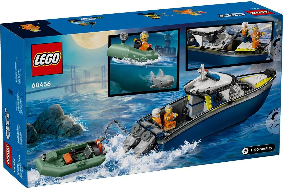 City Verfolgungsjagd im Polizeiboot