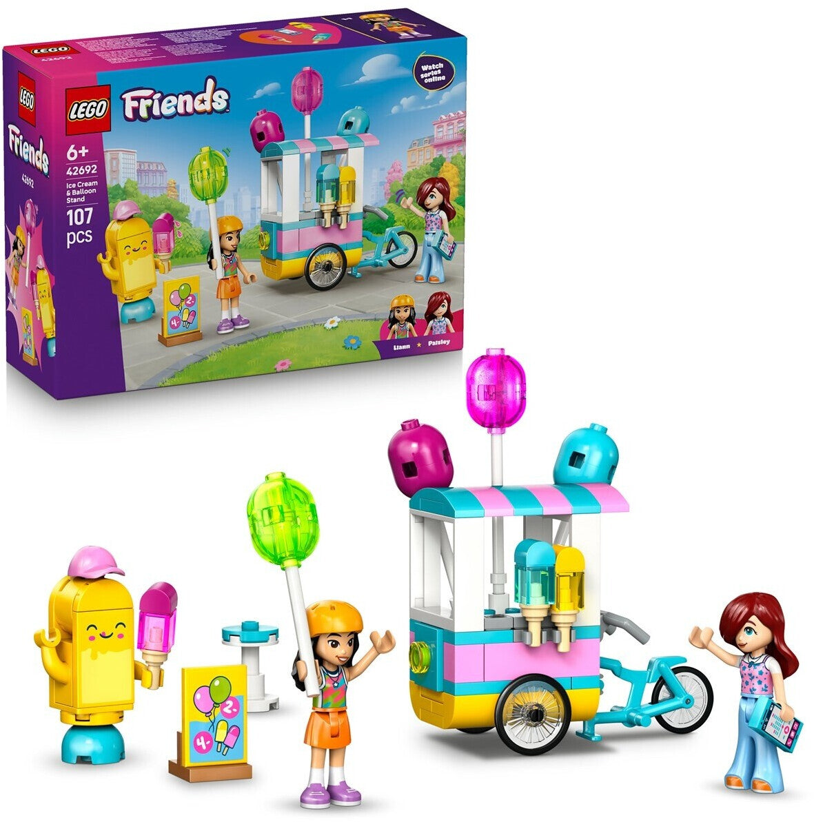 Friends Eis- und Luftballonstand
