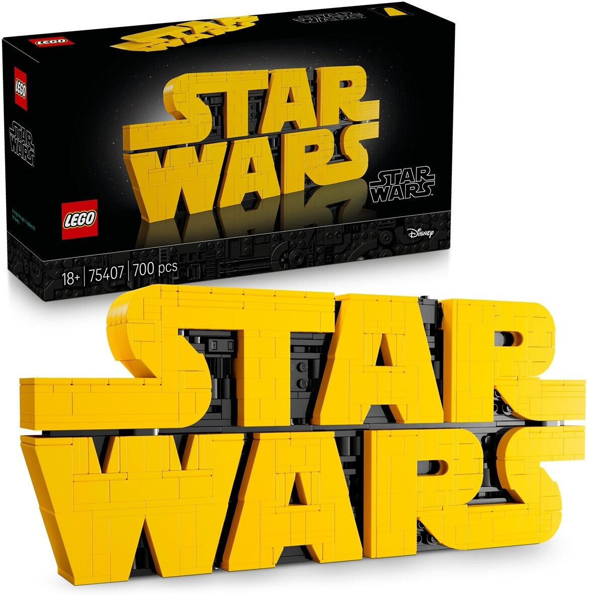 LGO SW Star Wars Logo aus LEGO Steinen