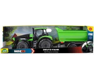 Worxx Traktor Deutz-Fahr mit Anhänger