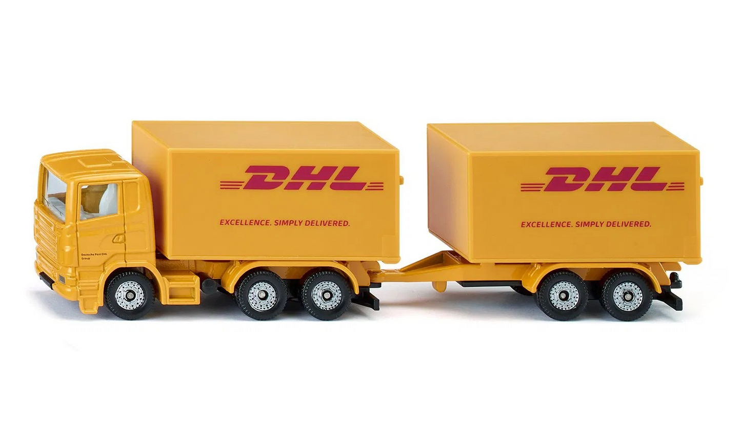 DHL LKW mit Anhänger