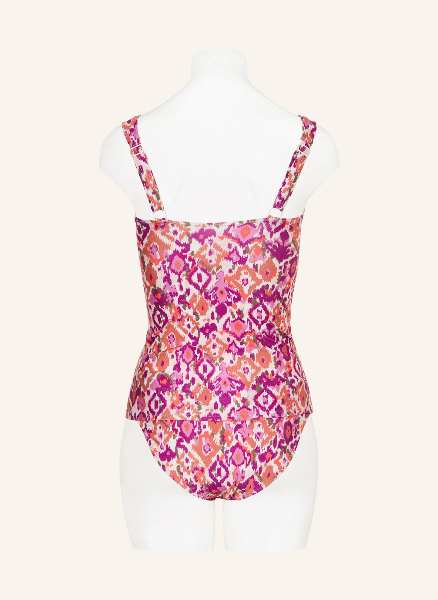 Tankini top twisted padded
