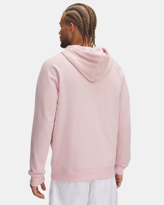 UA Rival Fleece Hoodie-PNK