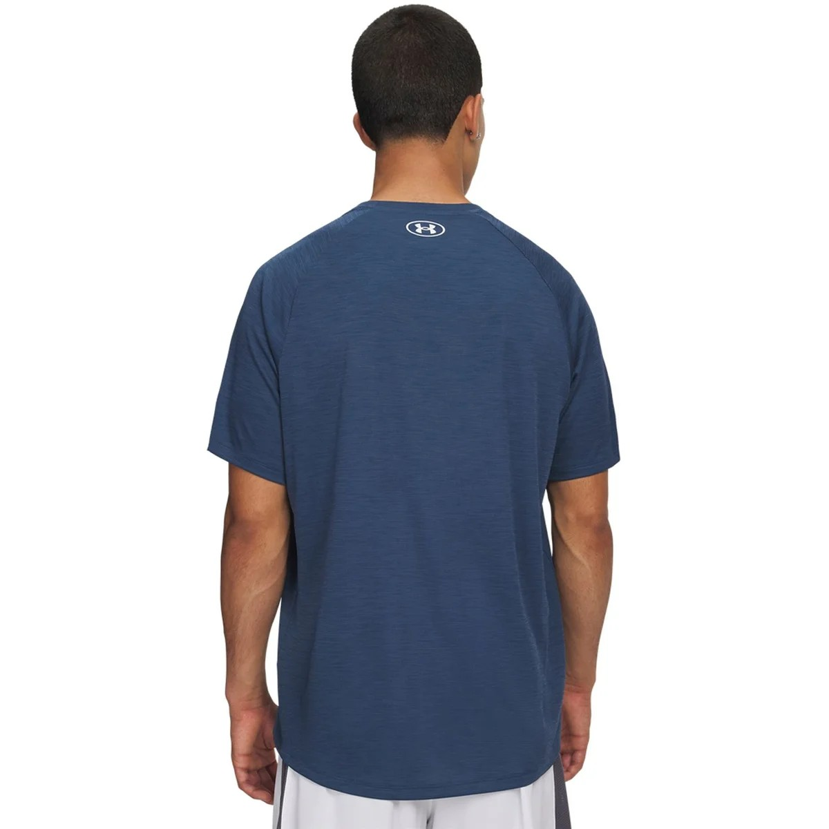 UA Tech Textured SS-BLU