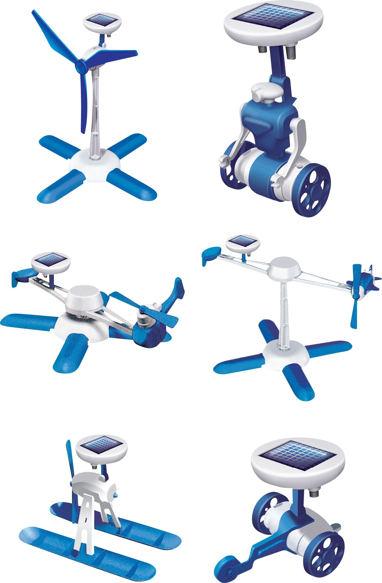 CR Solar 6 in 1 Roboter Bau-Set