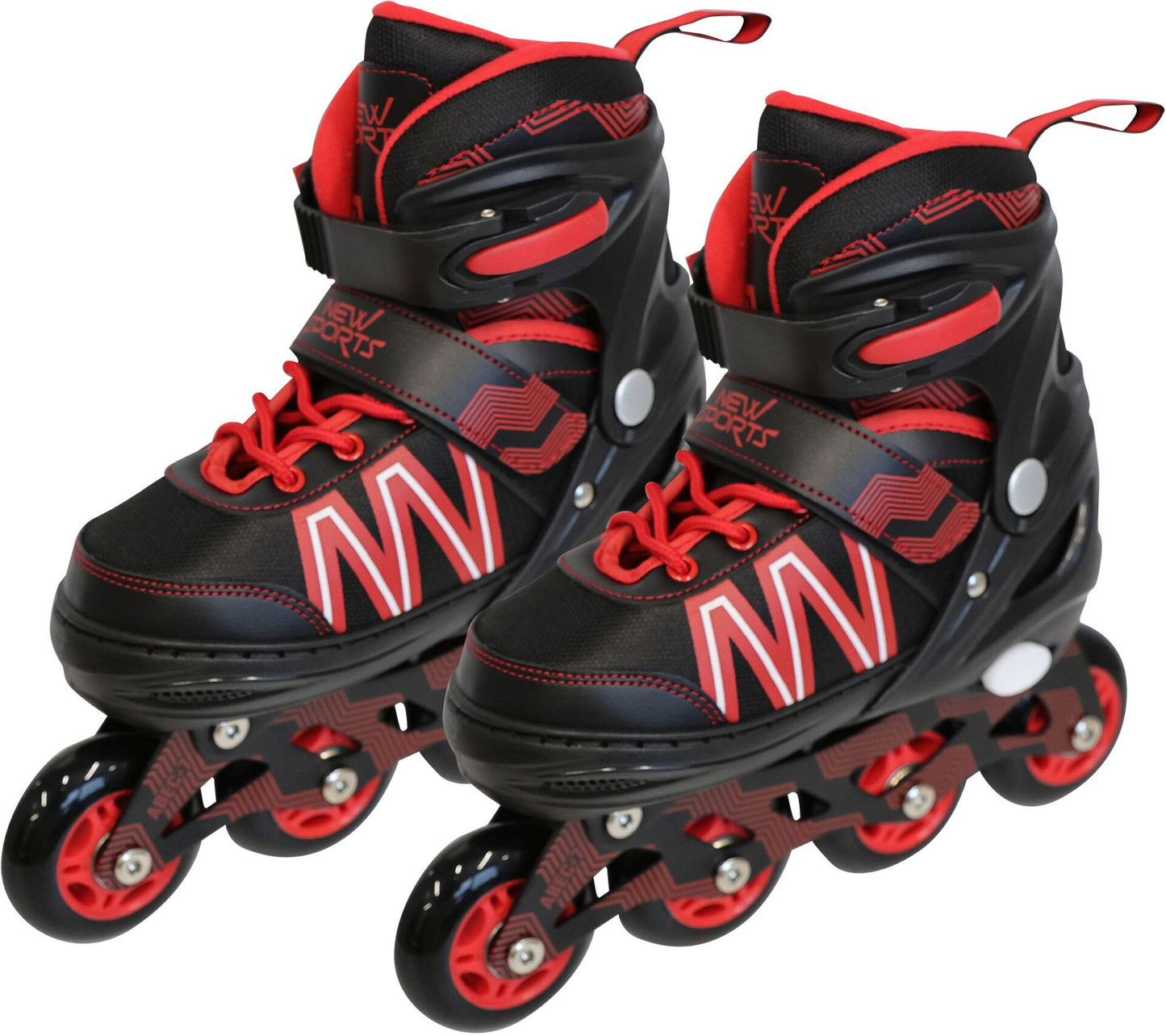 NSP Inliner schw./rot Gr. 35-38
