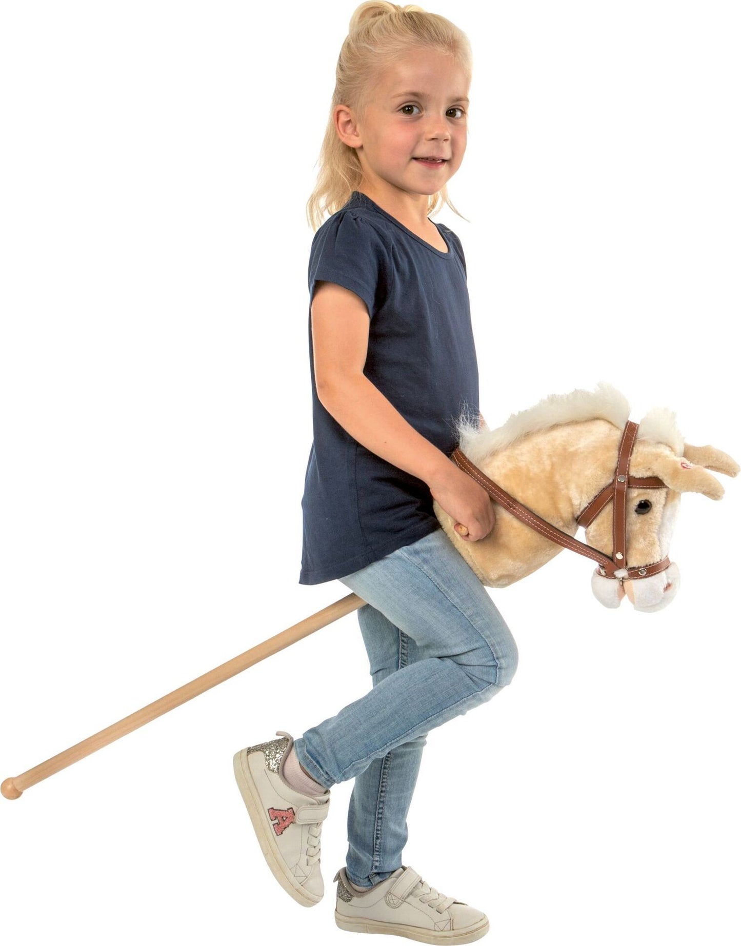 SMH Plüsch Steckenpferd Sound weiß 98cm