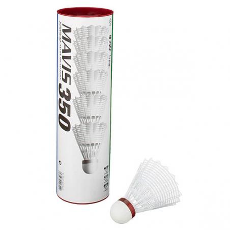 MAVIS 350 Badmintonball 6er,weiss