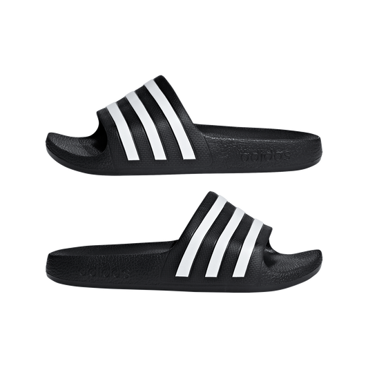 ADILETTE AQUA K,CBLACK/FTWWHT/