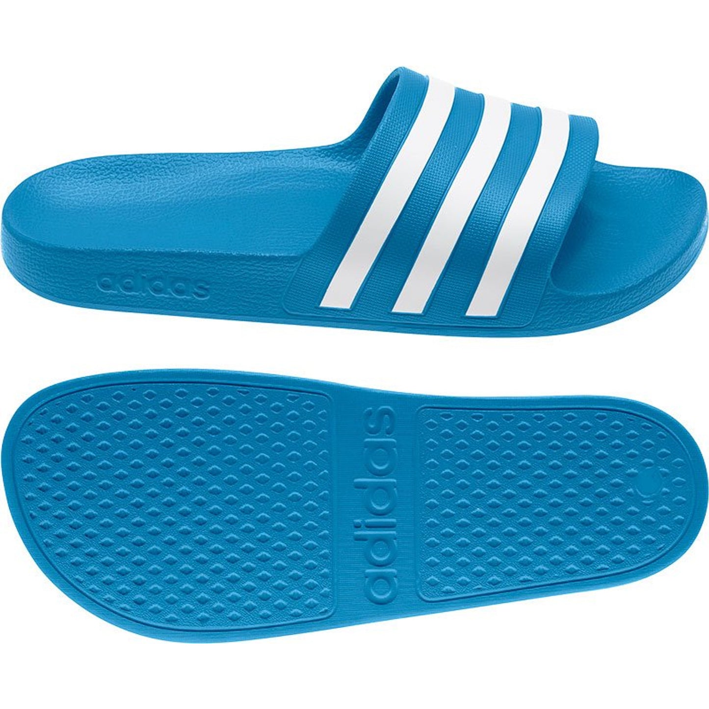 ADILETTE AQUA,SOLBLU/FTWWHT/SOLBLU