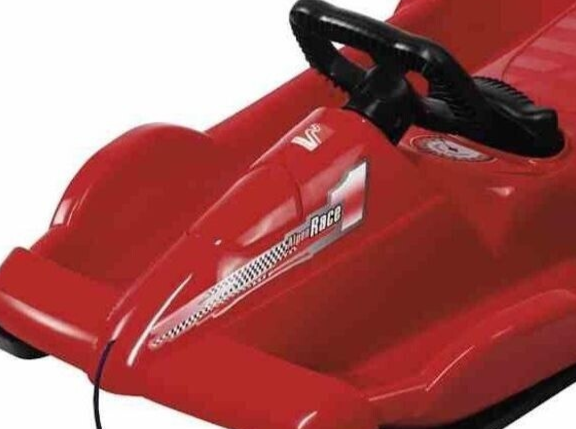 1-Sitzer-Bob AlpenRace rot