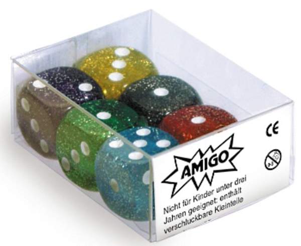 Würfel Glitter W06 Set