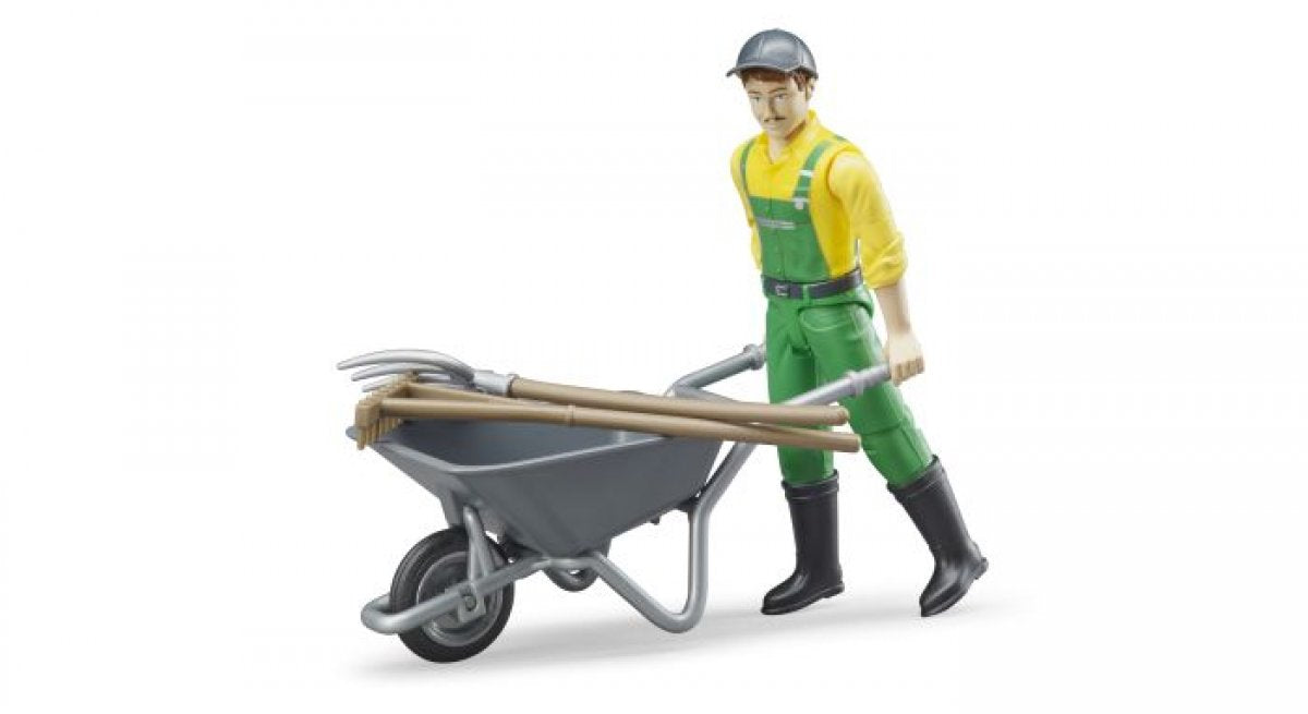 Figurenset Landwirt chrom