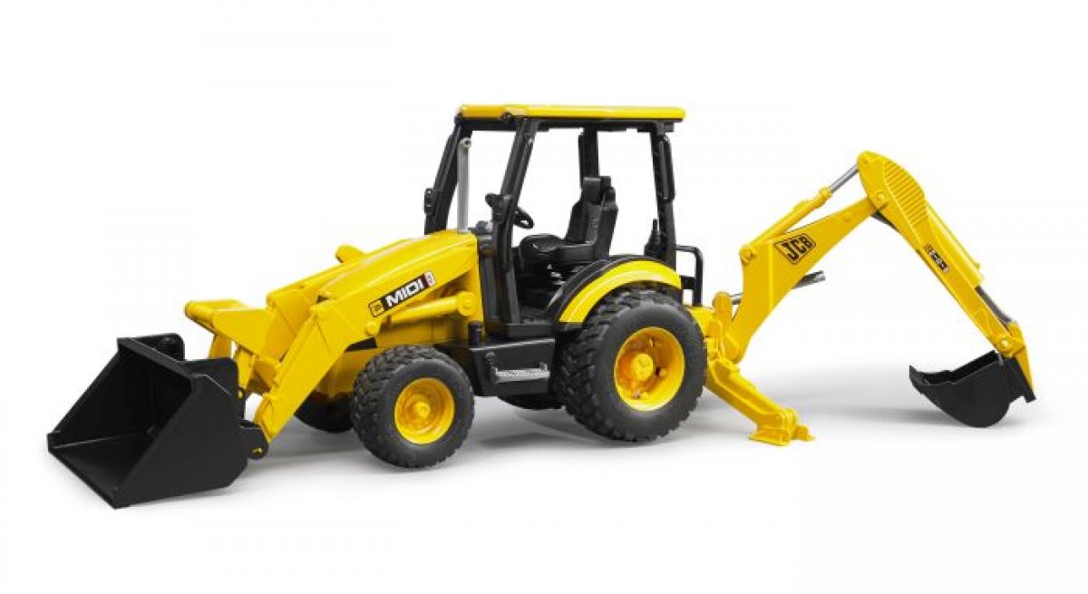 JCB MIDI CX Baggerlader chrom