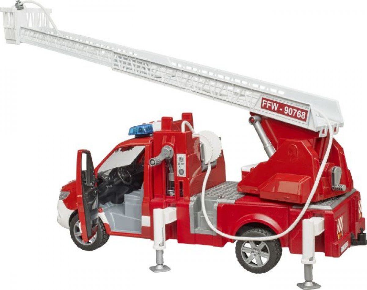 MB Sprinter Feuerwehr m. Drehleiter, Pumpe , L&S
