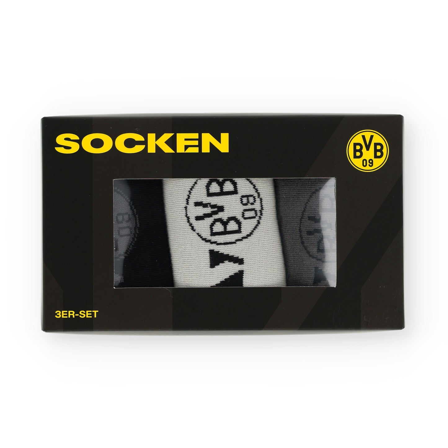 BVB 3er Socken Geschenkset