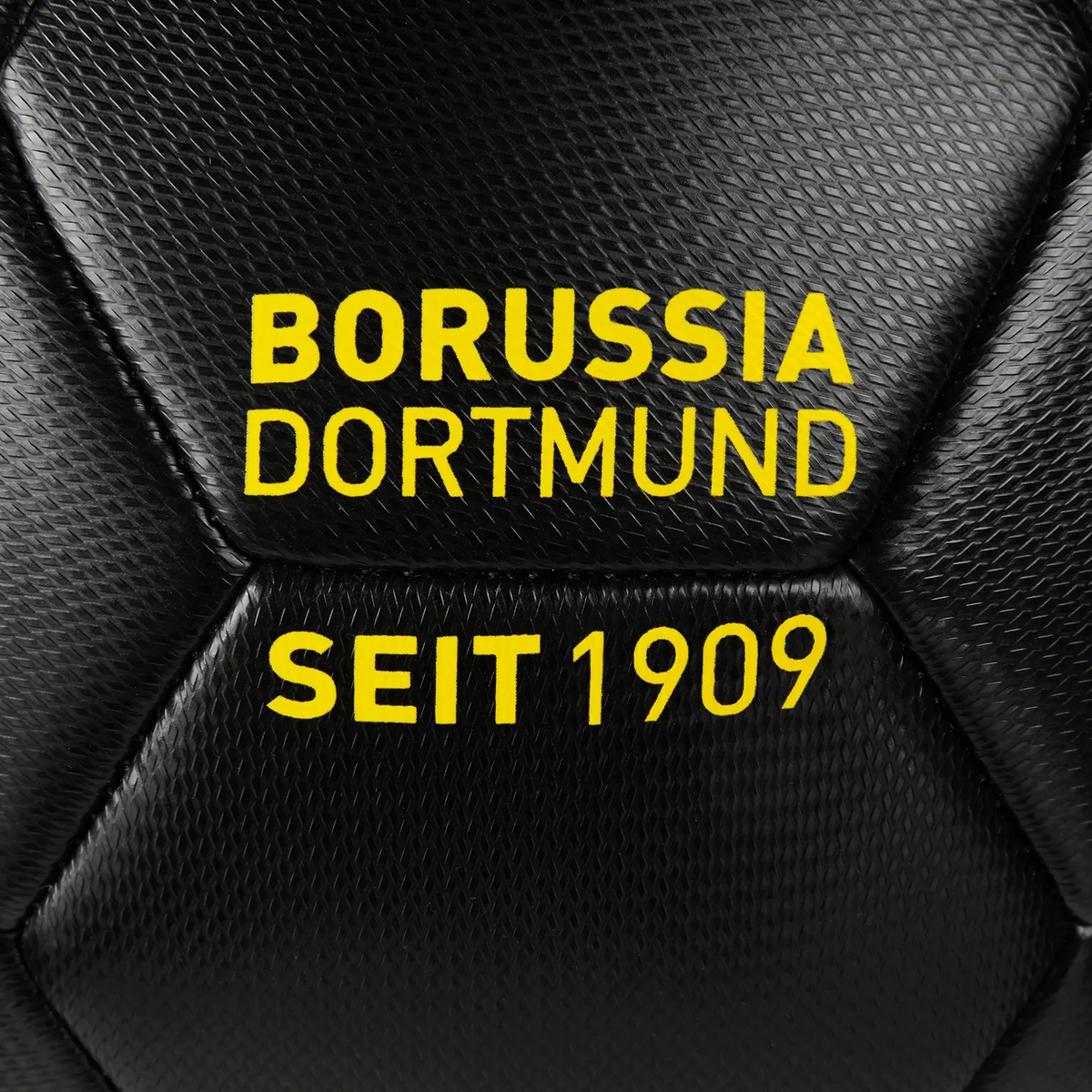 BVB Ball schwarz embossed