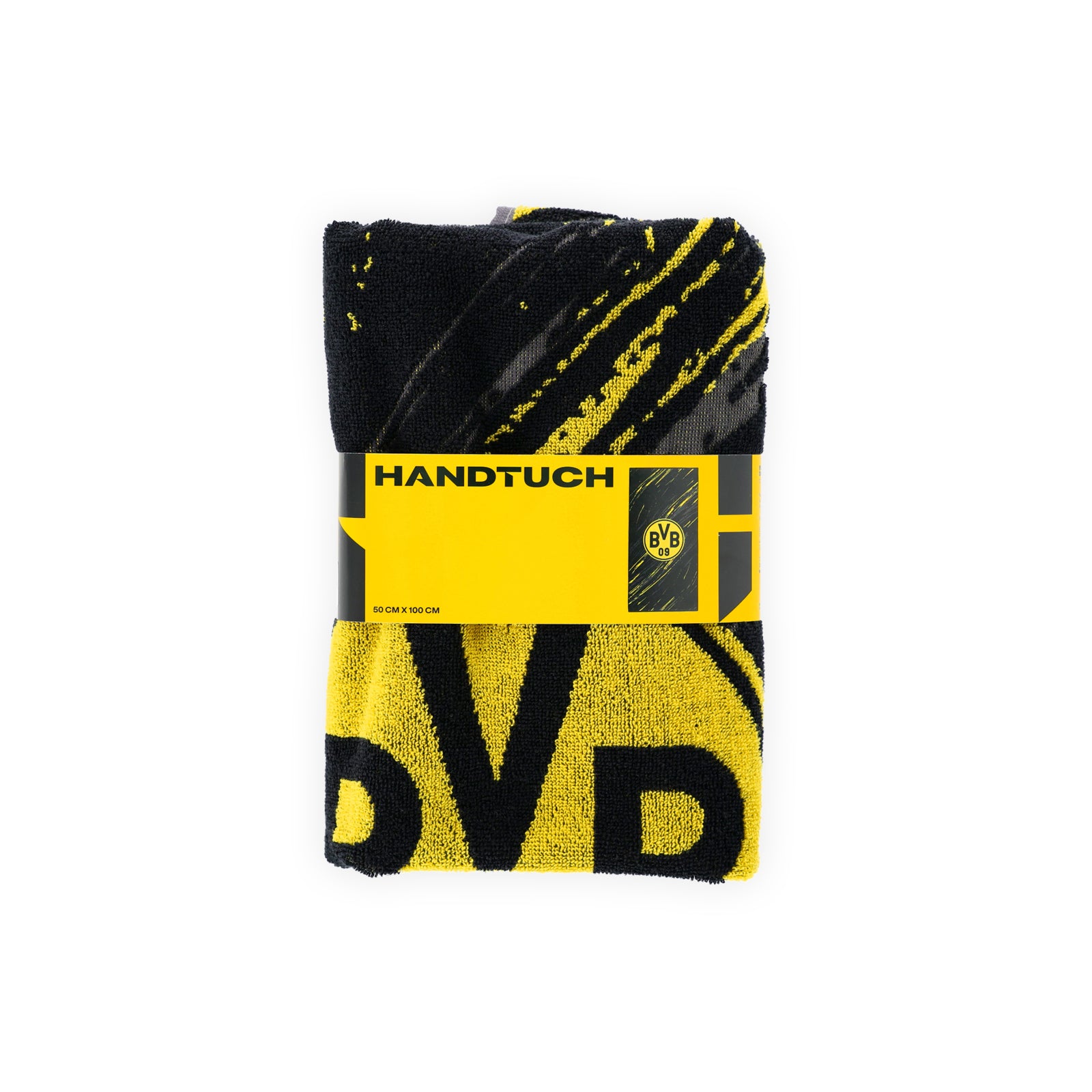 BVB Handtuch Tricolor 50 x 100 cm