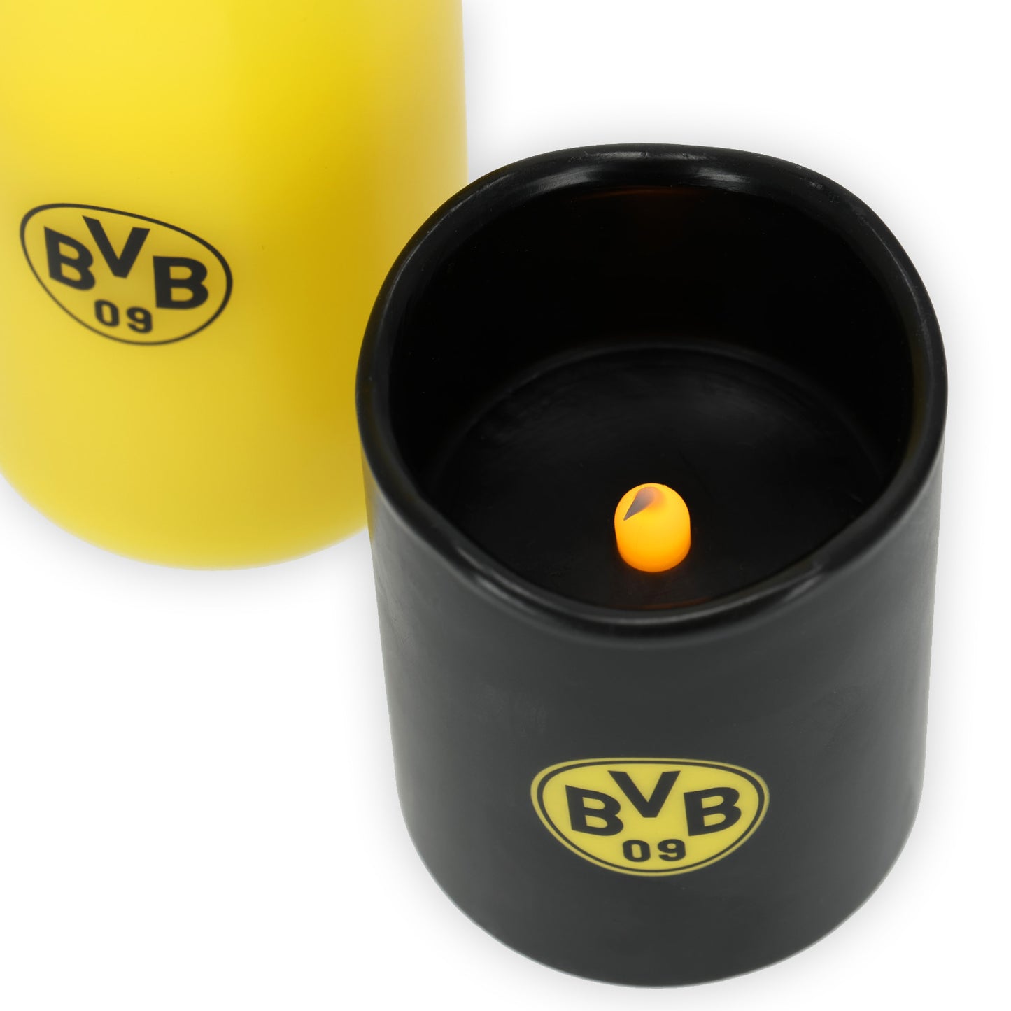 BVB LED Kerze 2er Set