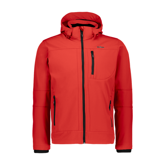 Man Softshell Jacket Zip Hood
