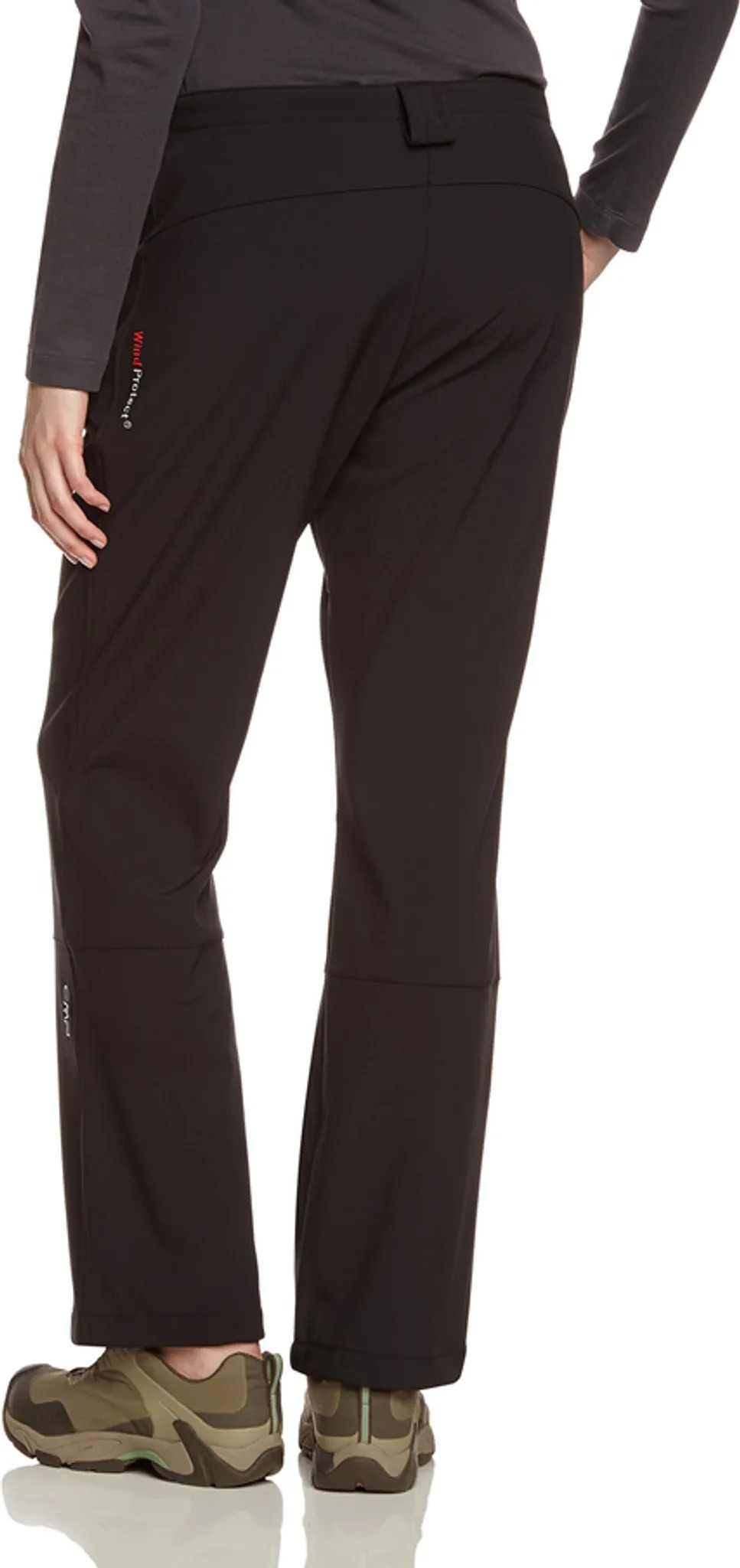 NOS WOMAN SOFTSHELL PANT,NERO NERO