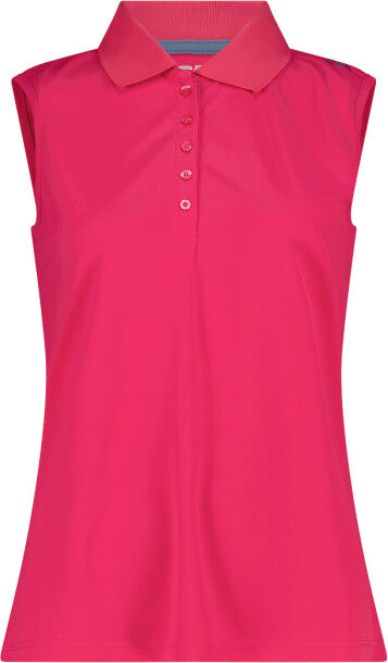 WOMAN POLO SLEEVELESS