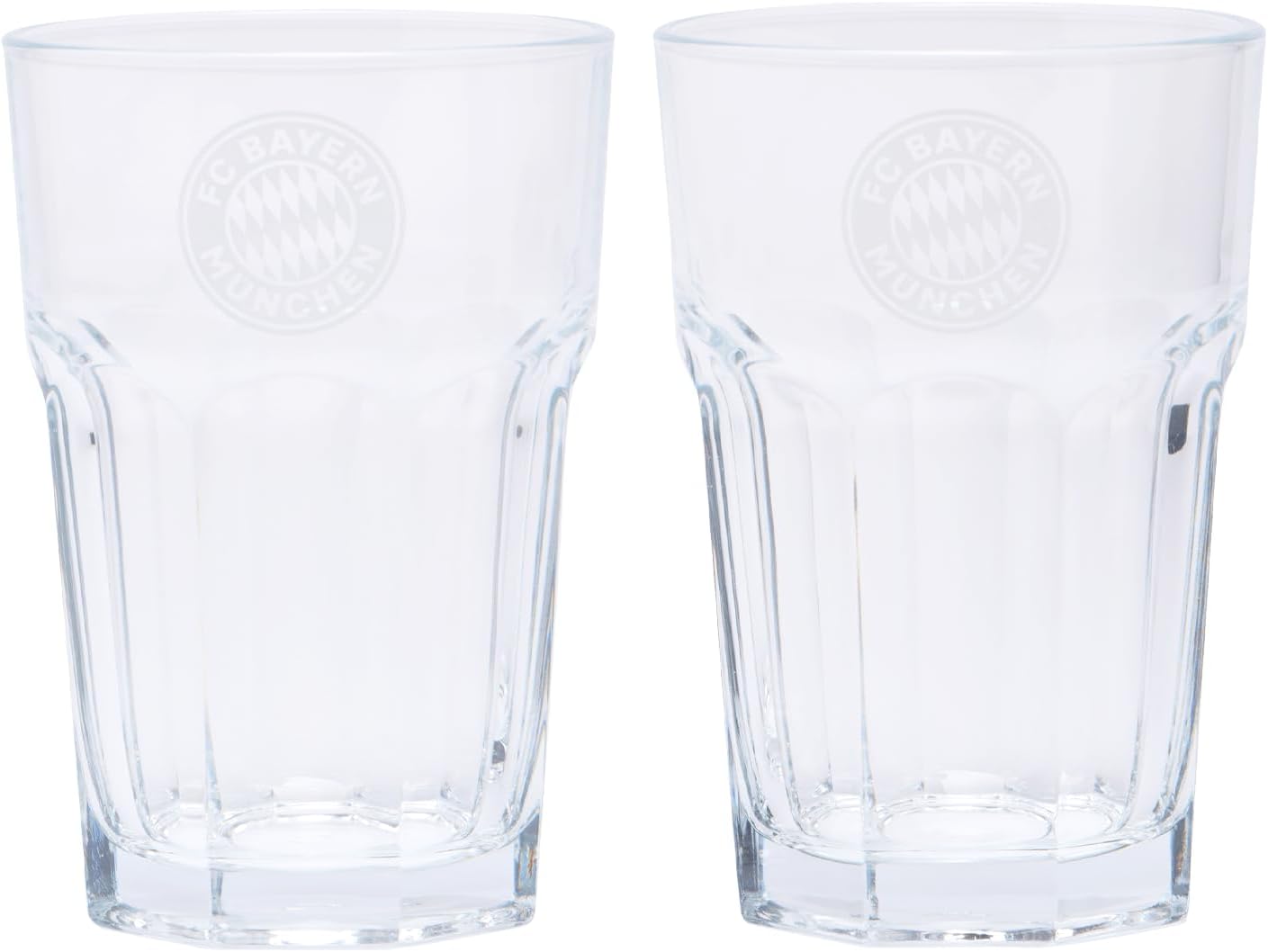 FCB Latte Macchiatto Glas 2der