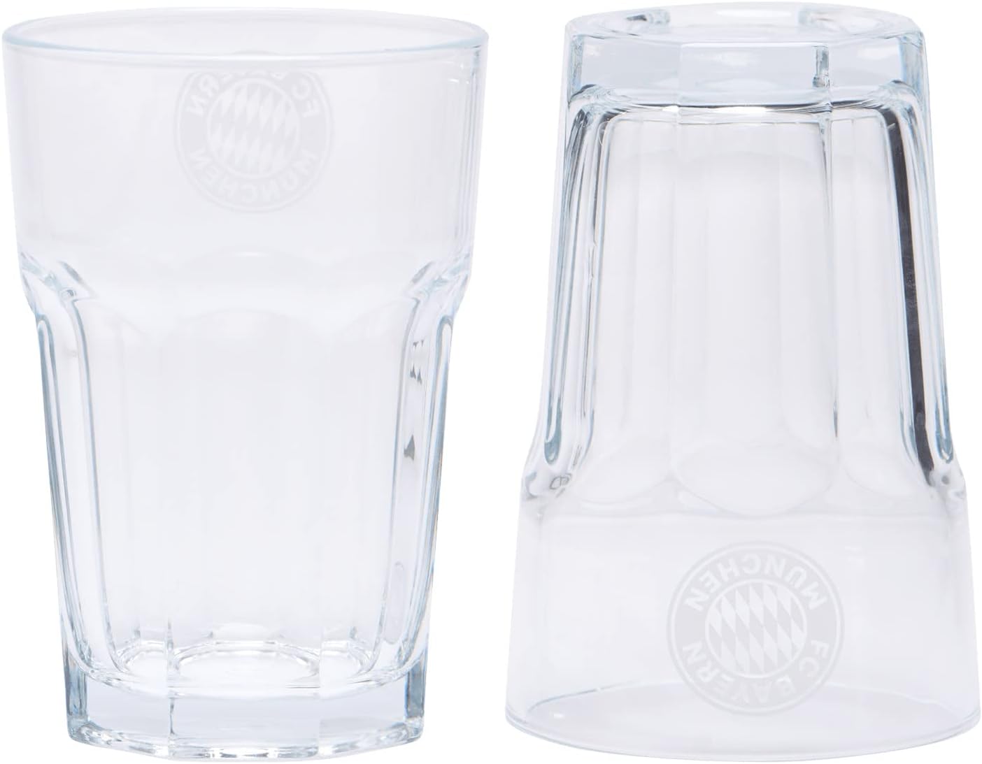 FCB Latte Macchiatto Glas 2der