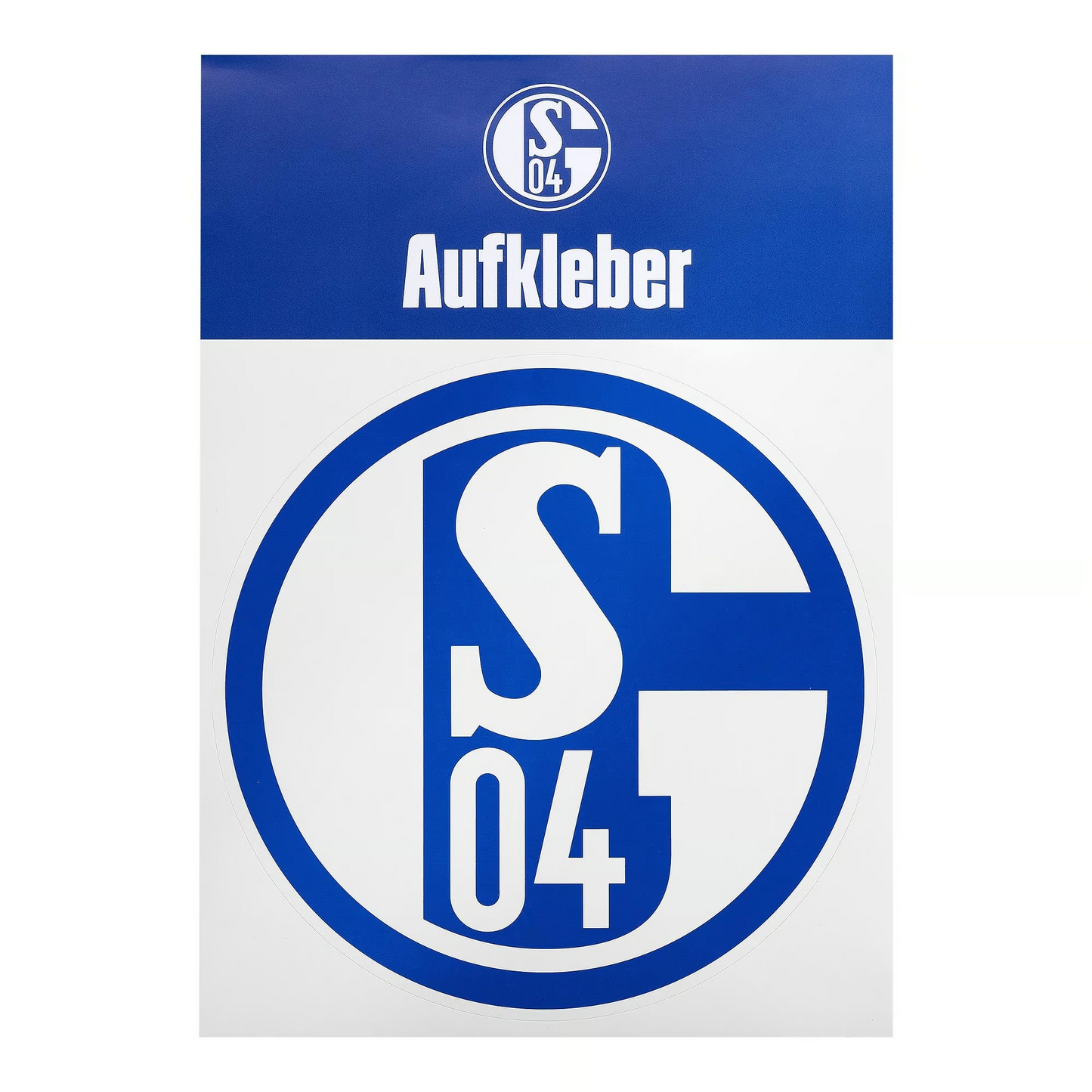 Aufkleber Blau und Weiß 20cm