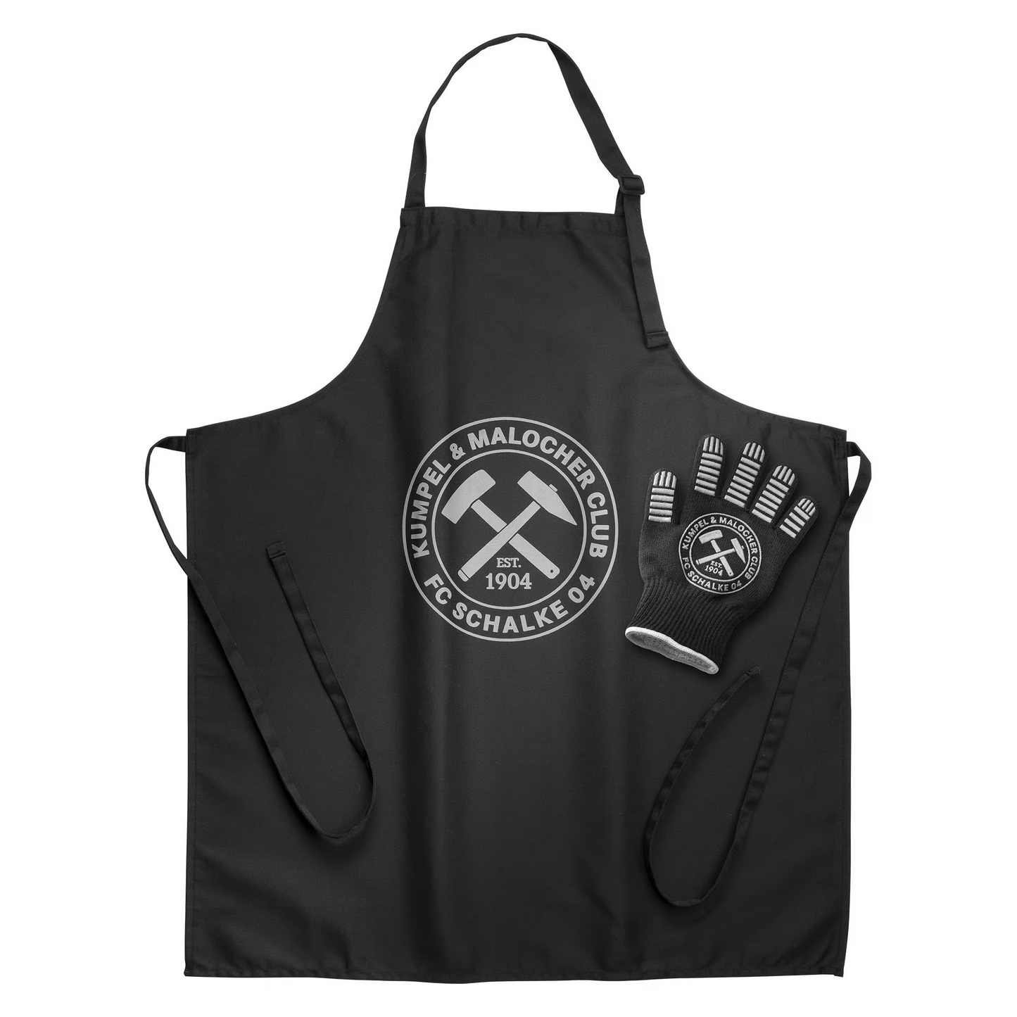 Grillschürze- und Handschuh-Set