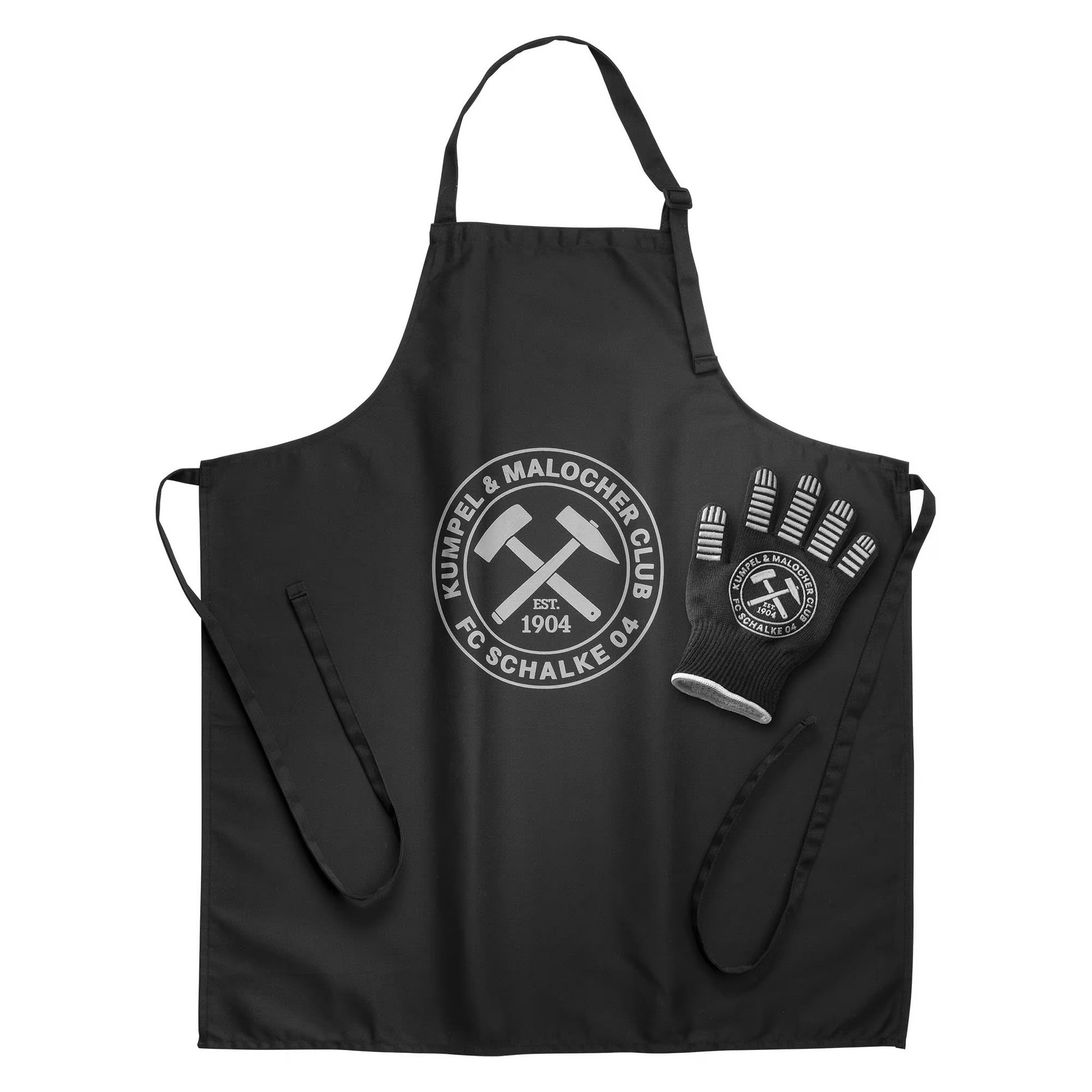 Grillschürze- und Handschuh-Set