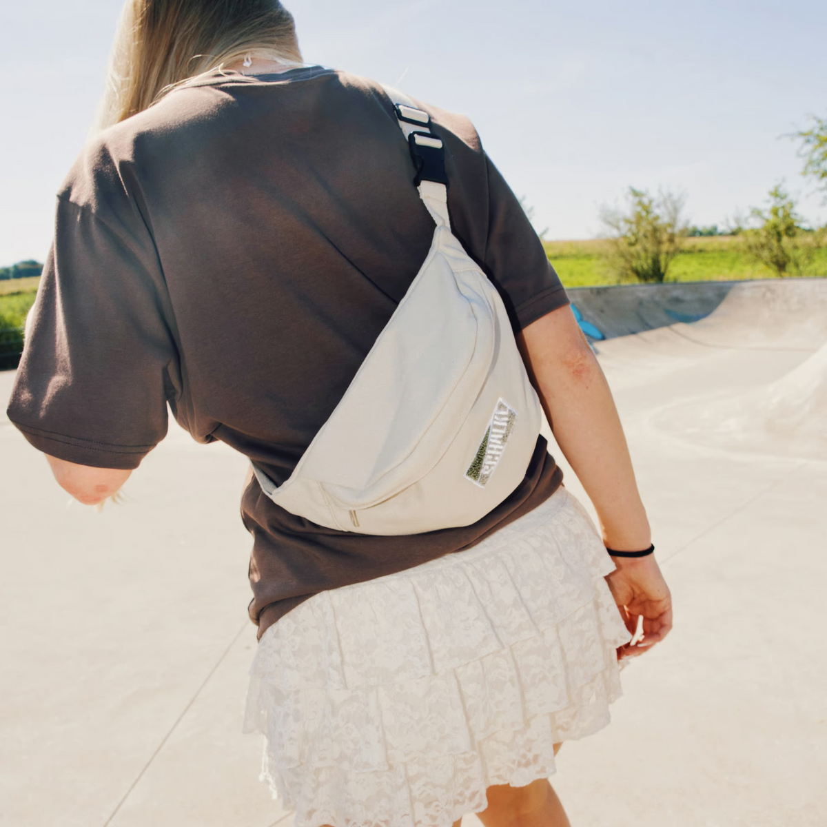 Hipbag urban casual beige
