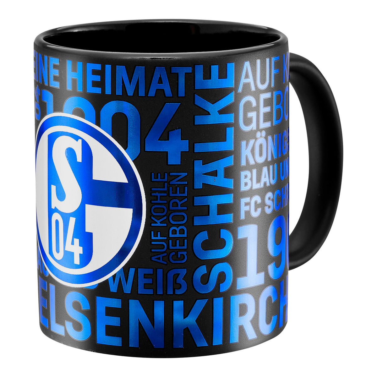 Kaffeebecher Metallic schwarz