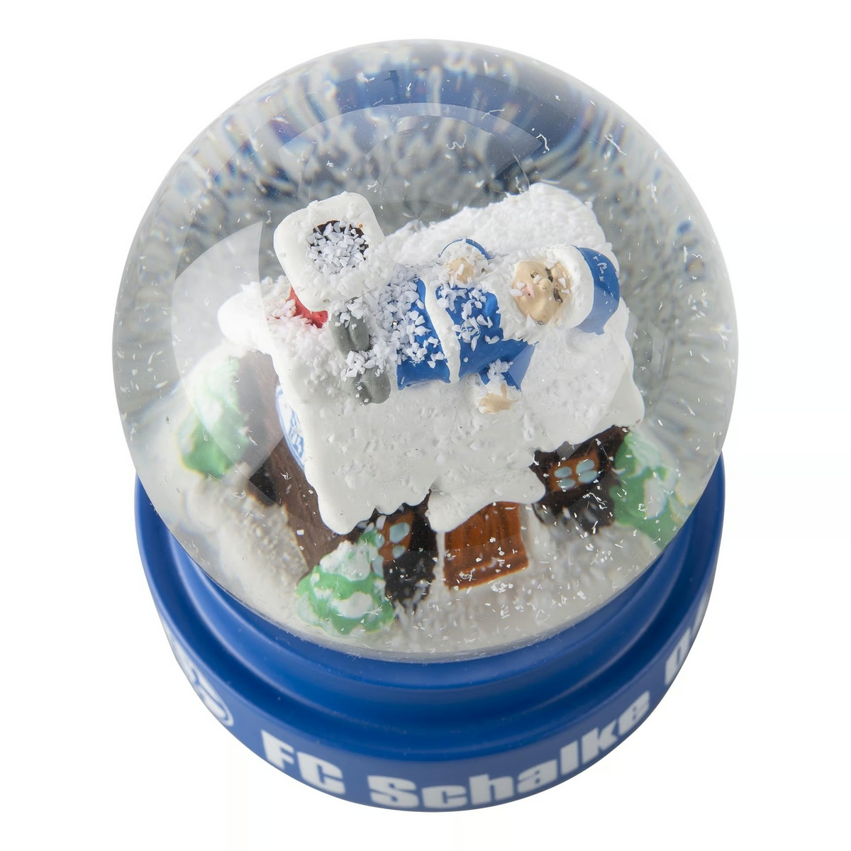 Schneekugel Holzhaus 6,5 cm
