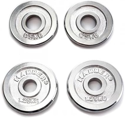 Hantelscheiben chrom