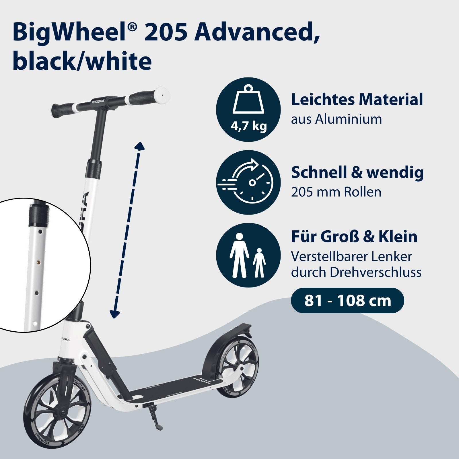Big Wheel 205 Advanced Black&White