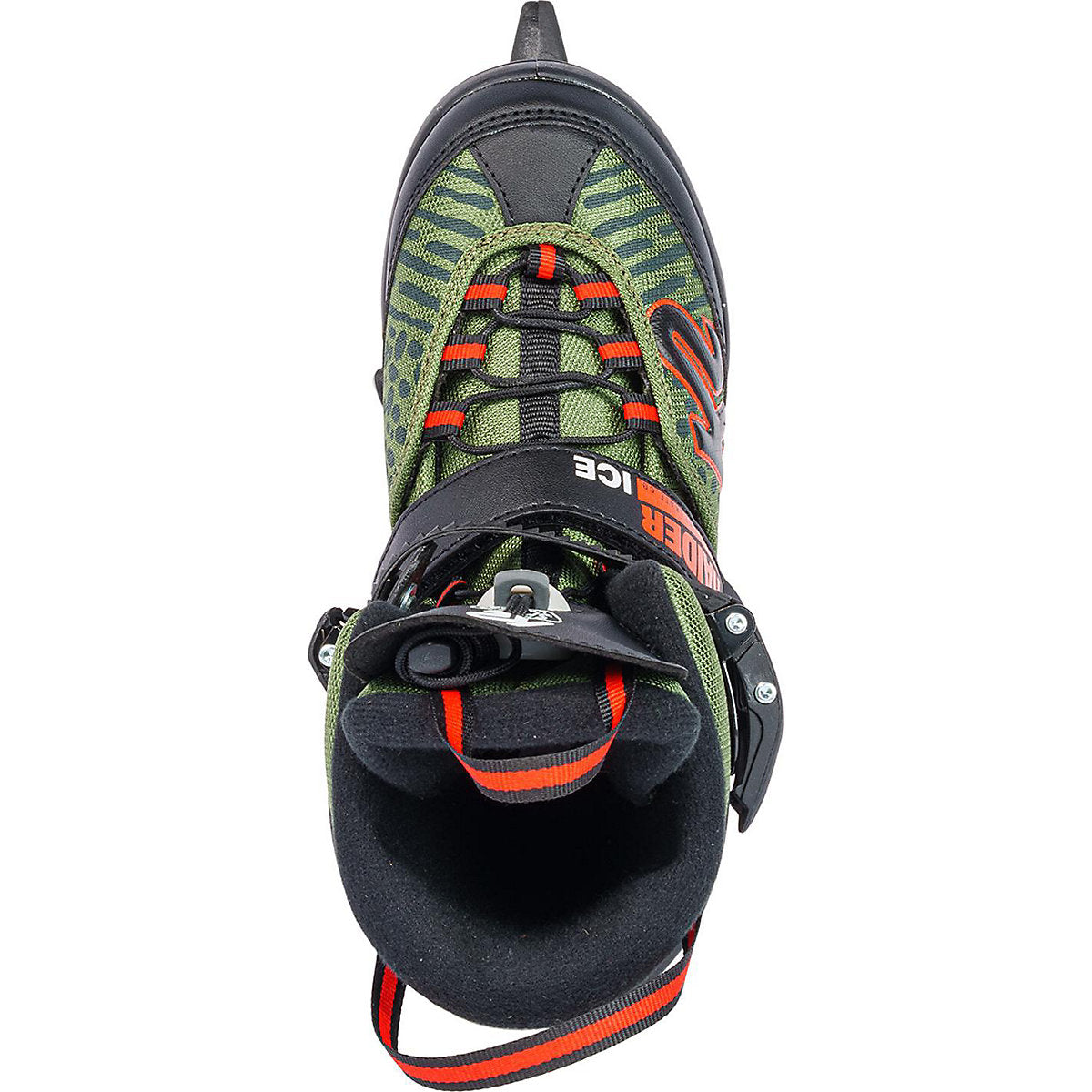 Schlittschuhe RAIDER ICE,GREEN, ORANGE