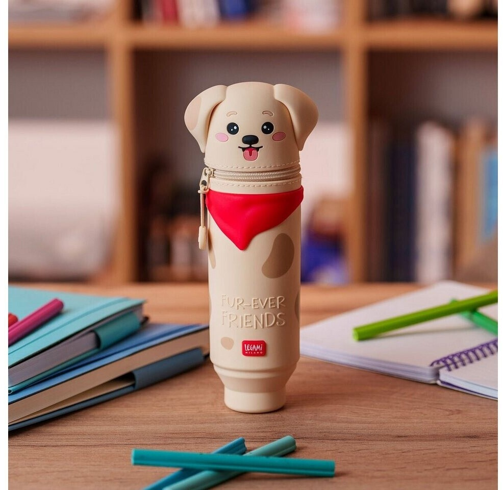 Golden 2in1 Silicone Pencil Case
