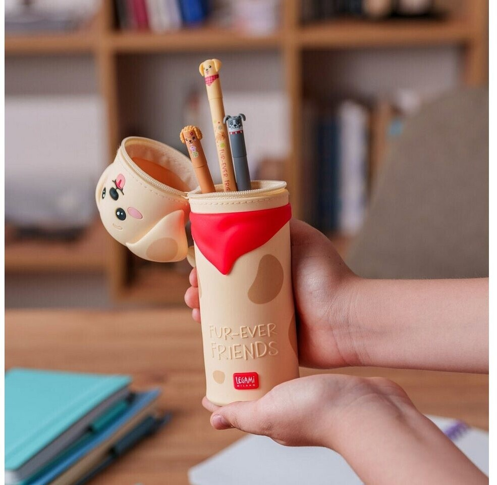 Golden 2in1 Silicone Pencil Case
