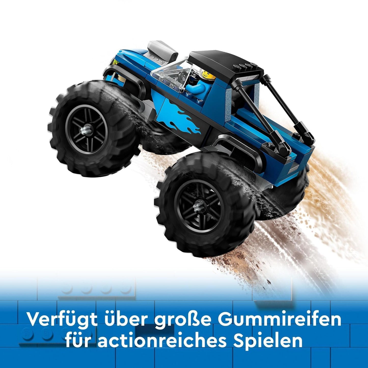City Blauer Monstertruck