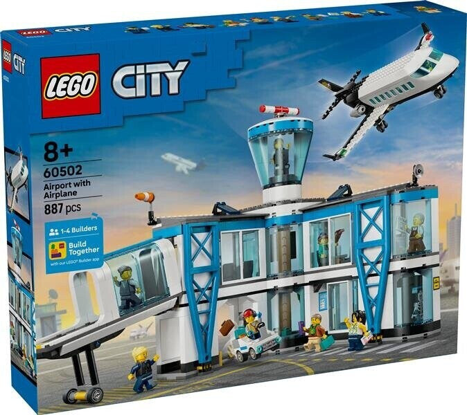 City Flughafen mit Flugzeug