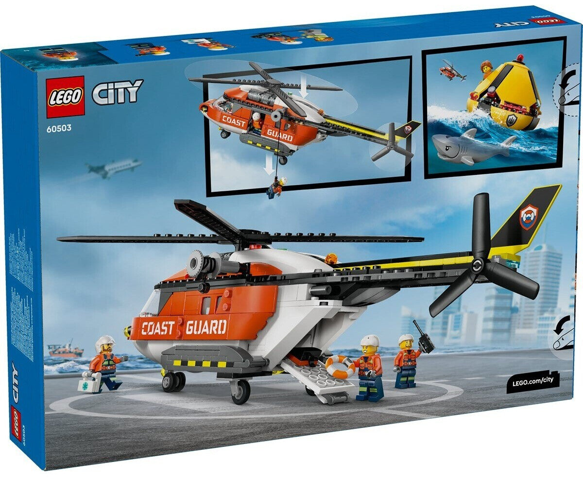 City Hubschrauber der Küstenwache